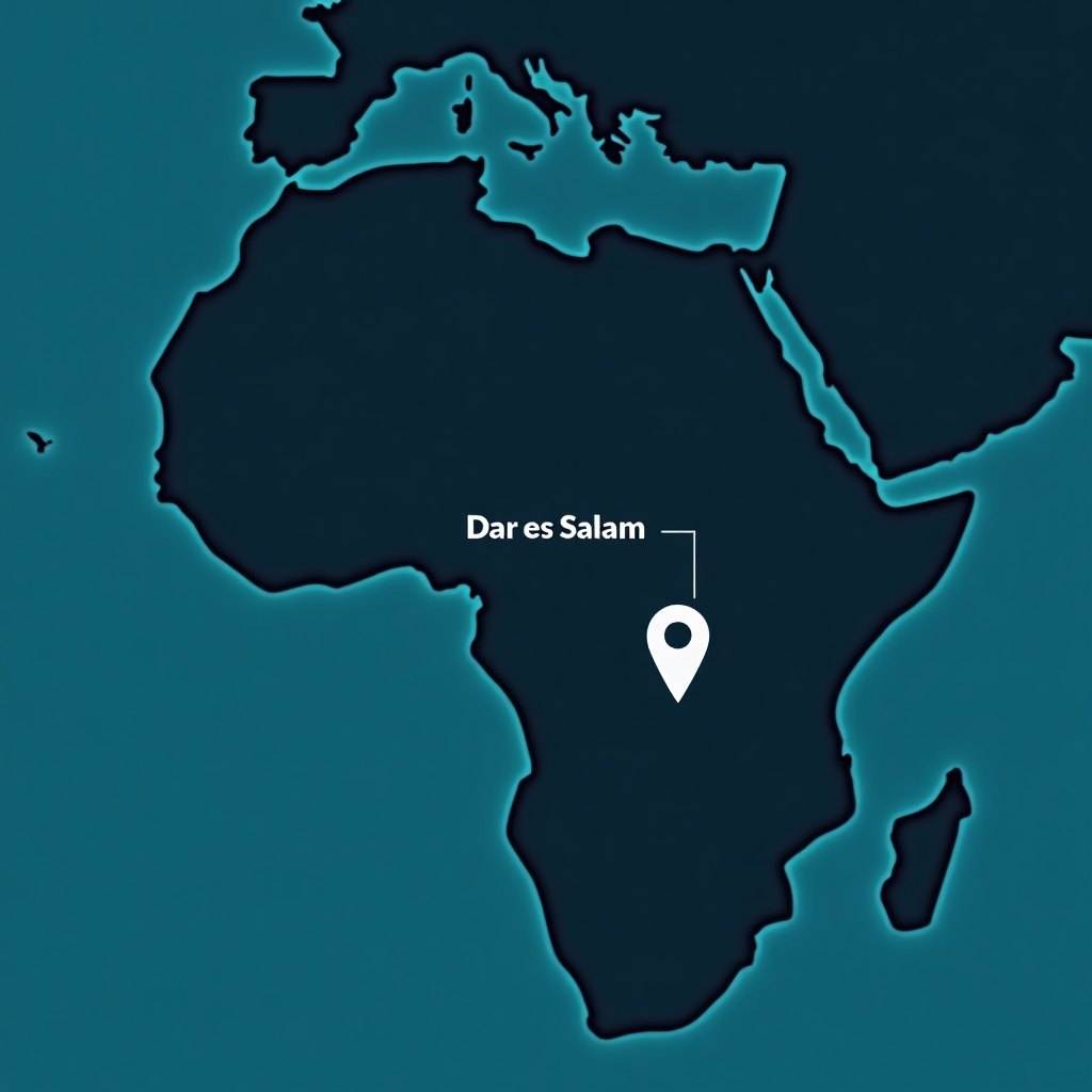 Map showing SavvyInvest Tanzania location in Dar es Salaam